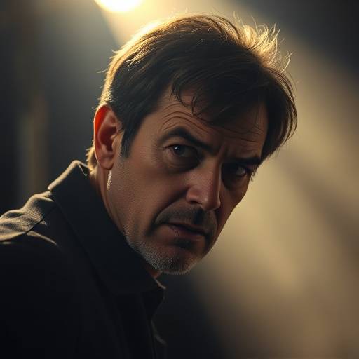 Actor deeply immersed in character during Method Acting exercise